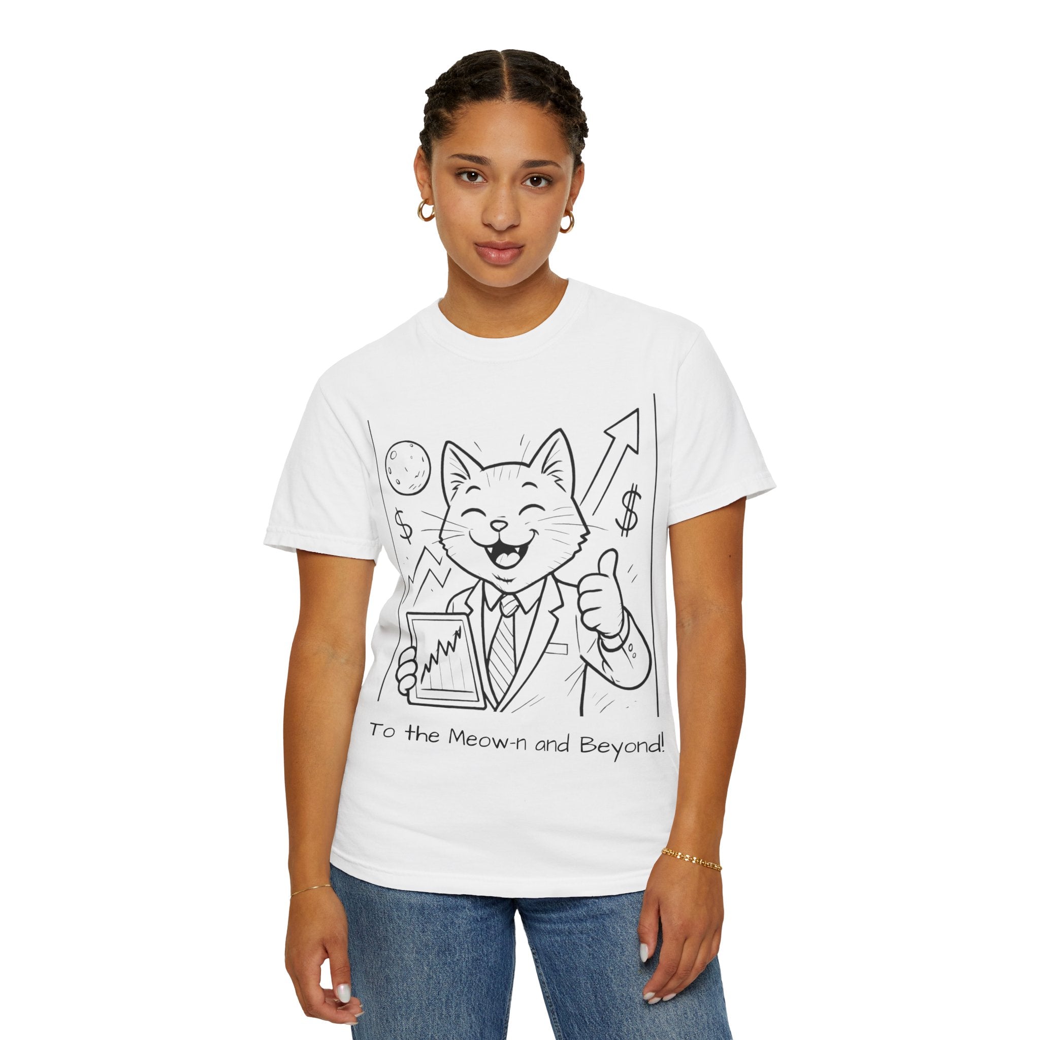 To the Meow-n and Beyond T‑Shirt